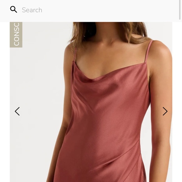 Ever New  satin cowl neck midi dress - Picture 4 of 5